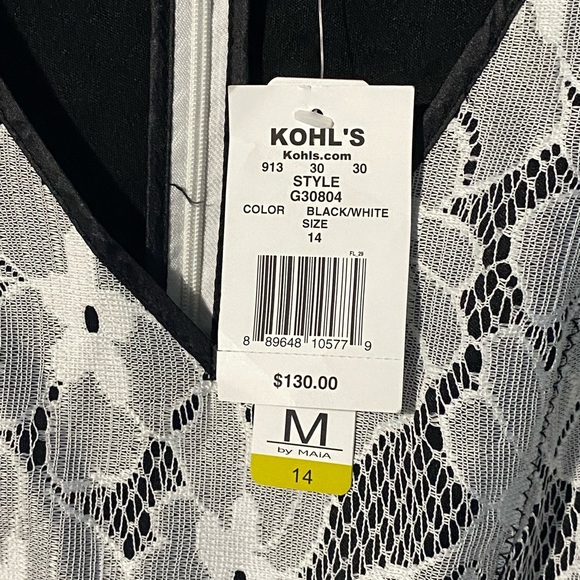 M by Maia Black and White Dress - Picture 4 of 9